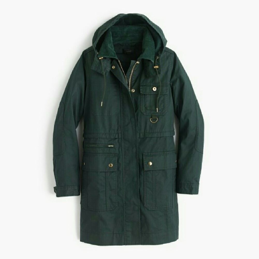 J Crew Downtown Field Jacket, Long